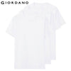 Giordano Men T Shirt Men Short Sleeves 3-pack Tshirt Men Solid Cotton Mens Tee Summer T Shirt Men Clothing Sous Vetement Homme