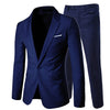2019 men's fashion Slim suits men's business casual clothing groomsman three-piece suit Blazers jacket pants trousers vest sets