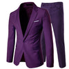 2019 men's fashion Slim suits men's business casual clothing groomsman three-piece suit Blazers jacket pants trousers vest sets