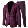 2019 men's fashion Slim suits men's business casual clothing groomsman three-piece suit Blazers jacket pants trousers vest sets