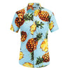 Plus Size 5XL 2019 New Summer Mens Short Sleeve Hawaiian Shirts Cotton Casual Floral Shirts Wave Regular Mens Clothing Fashion