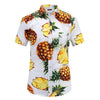 Plus Size 5XL 2019 New Summer Mens Short Sleeve Hawaiian Shirts Cotton Casual Floral Shirts Wave Regular Mens Clothing Fashion