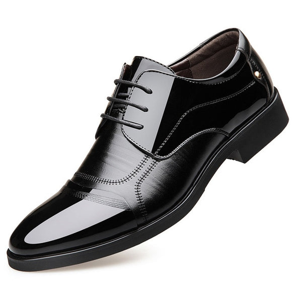 New Spring Fashion Oxford Business Men Shoes Genuine Leather High Quality Soft Casual Breathable Men's Flats Zip Shoes